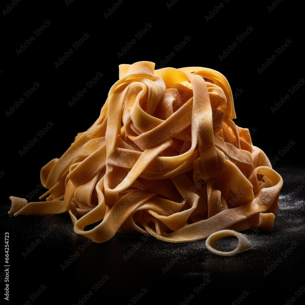 Pasta Studio Shot Isolated on Clear Background, Food Photography, Generative AI Pasta Studio Shot Isolated on Clear Background, Food Photography, Generative AI
