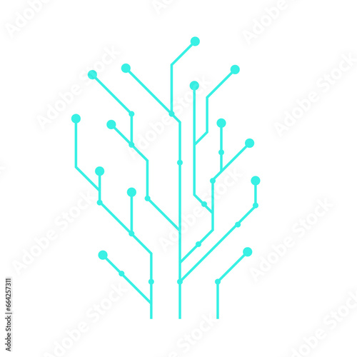 Cyberfunk Futuristic Element