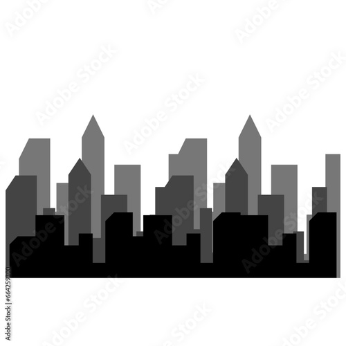 Vector Silhoutte City