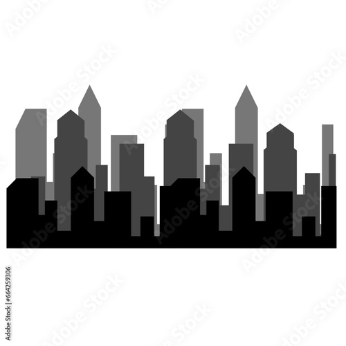 Vector Silhoutte City