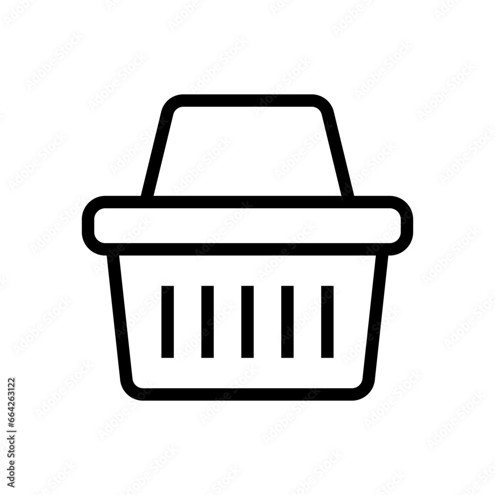 Shopping basket icon - vector illustration Shopping basket icon - vector illustration