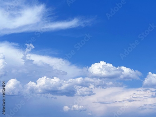 Beautiful sky clouds amazing cloudscape in heaven. 