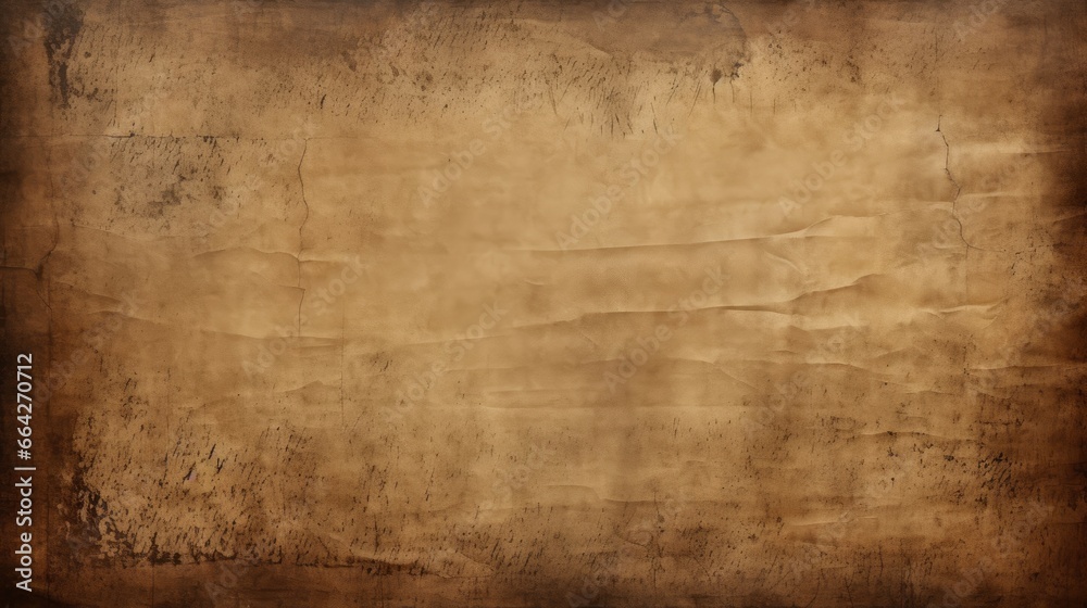 Aged parchment background with a worn paper texture