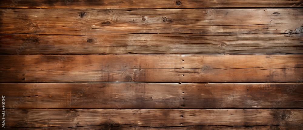 Naklejka premium Rustic Weathered Wood Plank Texture Background