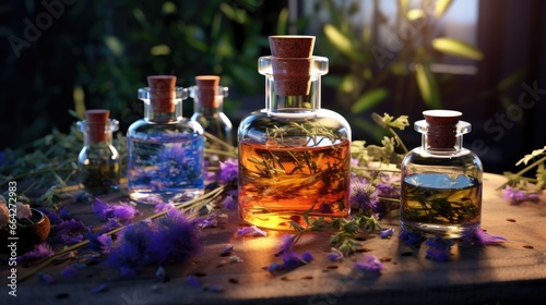Apothecary bottle and aroma...