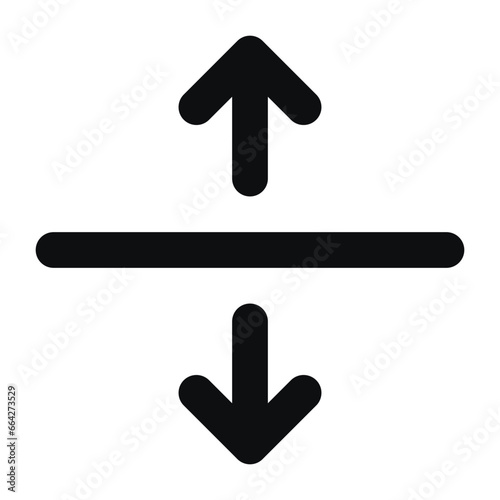 up down arrow