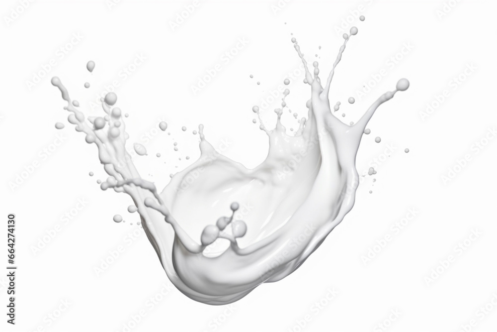 Unusual splashes of milk, drops of milk in flight, macro, background for collage. Unusual splashes of milk, drops of milk in flight, macro, background for collage.