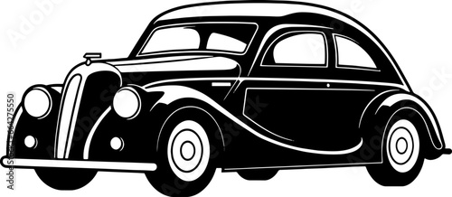 Vintage Car Logo Vector Icon Fast Elegant