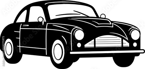 Vintage Car Logo Vector Icon Fast Elegant