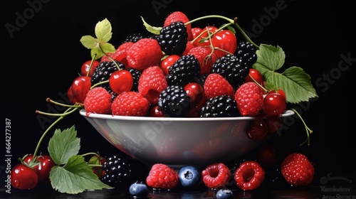 berries in a container