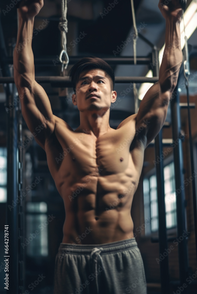 Fit Young Man Workout. Fictional characters created by Generated AI. Fit Young Man Workout. Fictional characters created by Generated AI.