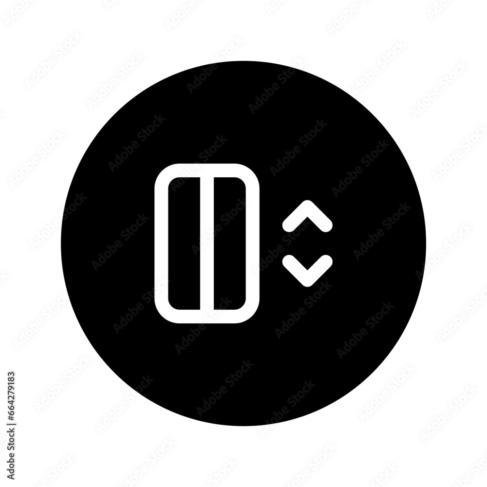 elevator circular line icon elevator circular line icon