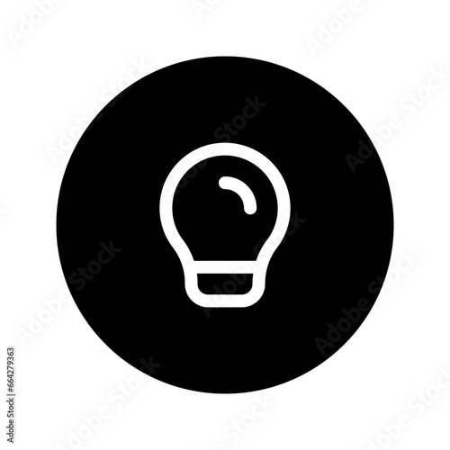 idea circular line icon