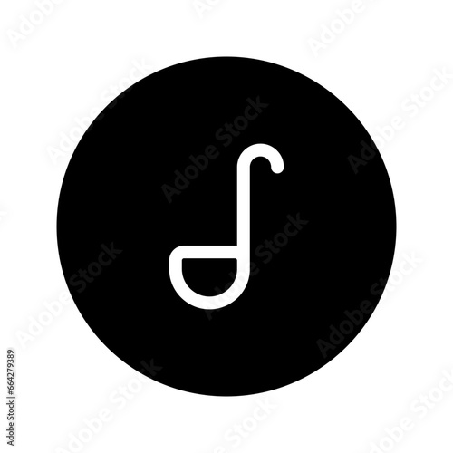 ladle circular line icon