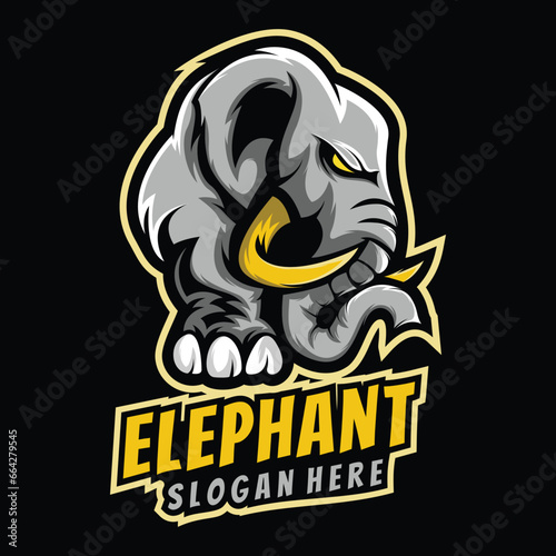 Elephant Logo Mascot