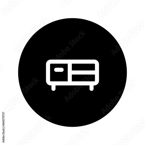 sideboard circular line icon