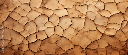 Cracked Desert Earth Texture Background