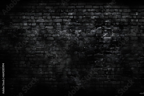 black brick wall texture background. black stone wall texture background.