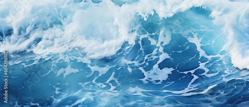 Frothy Ocean Wave Foam Texture Background