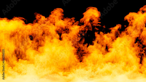a wall of fire. a black background with flames. a background of fire. fire flames on black background