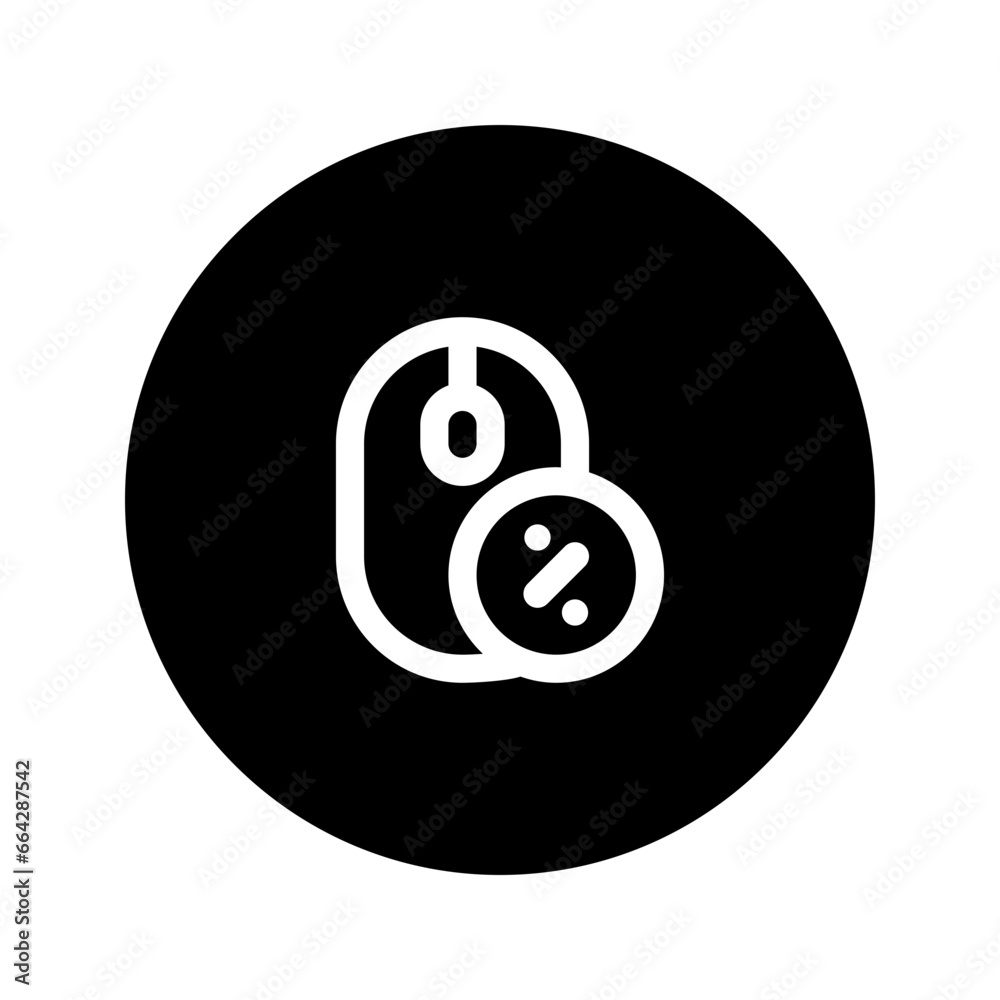 mouse clicker circular line icon mouse clicker circular line icon
