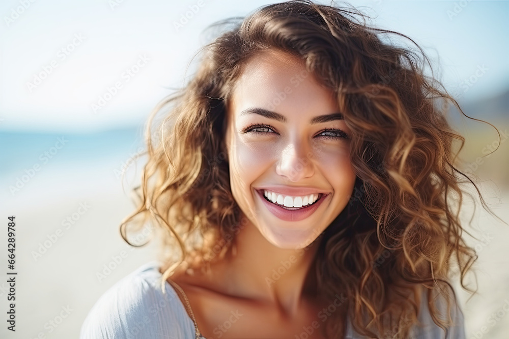 portrait of a smiling woman