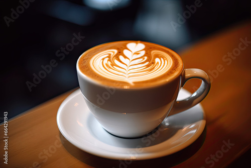 cup of coffee with milk