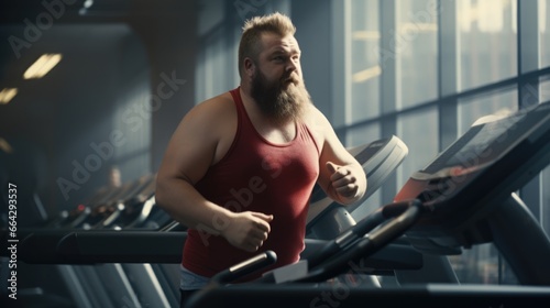 The Ultimate Workout with a Bearded and Bulked-Up Man!. Fictional characters created by Generated AI.