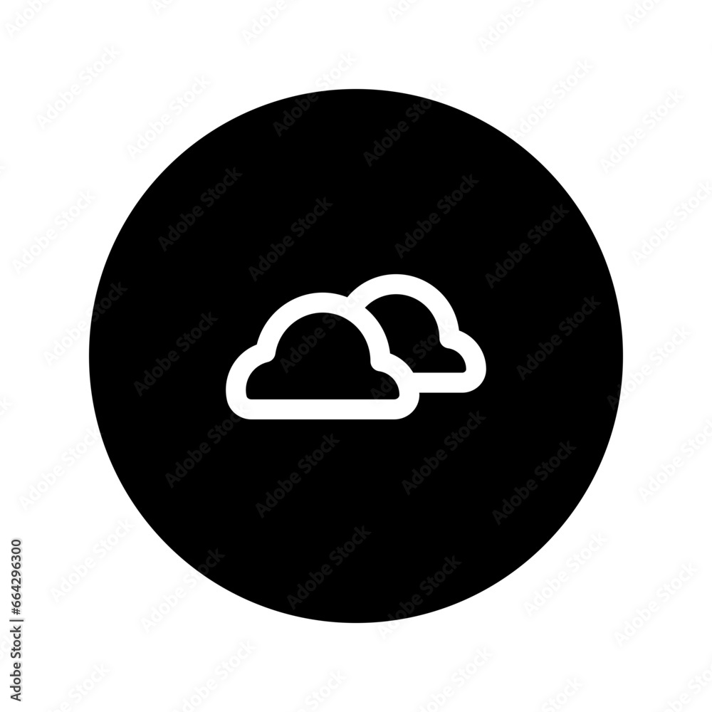 cloud circular line icon cloud circular line icon
