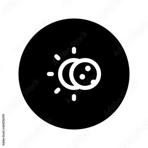 eclipse circular line icon