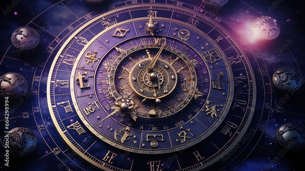 Astrological charts and symbols