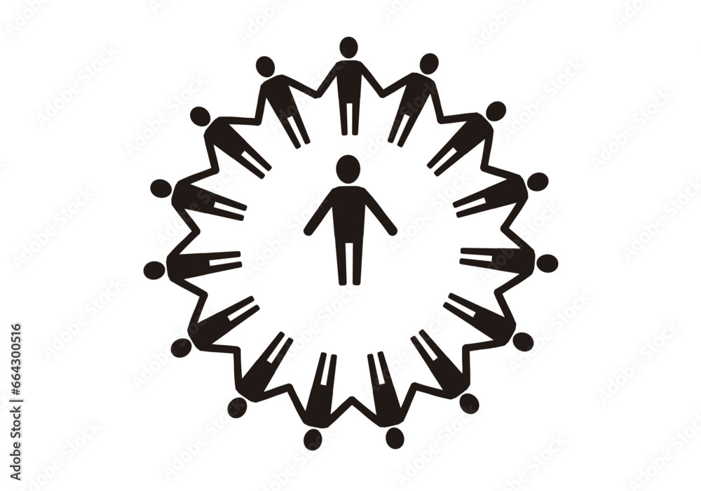 Icono de actividad grupal o juego. Liderazgo Icono de actividad grupal o juego. Liderazgo
