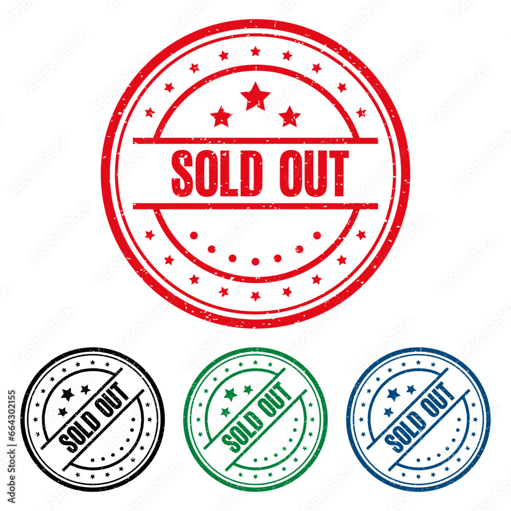 SOLD OUT Rubber Stamp. vector illustration. SOLD OUT Rubber Stamp. vector illustration.