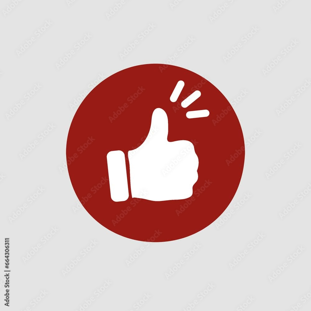 good button, subscribe, like, thumbs up animation good button, subscribe, like, thumbs up animation
