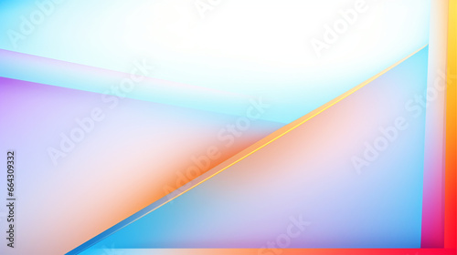 Colorful abstract gradient background with geometric shape.