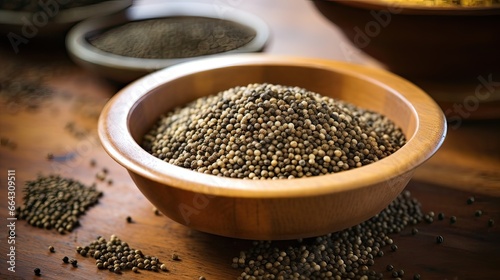 Peppery mustard seeds. Culinary enrichment, aromatic seeds, flavor depth, robust condiments. Generated by AI.