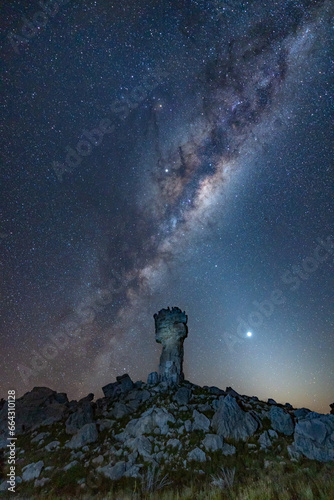 Milky Way over the Maltese Cross in South Africa photo