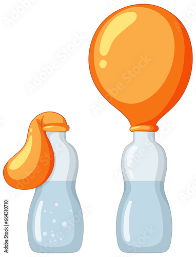 Science Experiment: Baking Soda and Vinegar Balloon