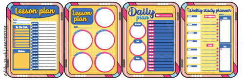 Student Lesson Plan and To-Do List Template