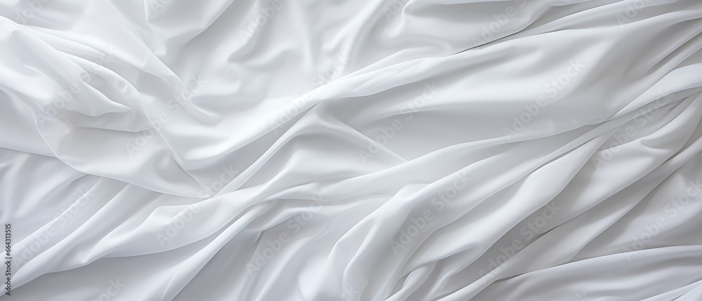 Obraz premium Wrinkled Bedsheets Texture Background