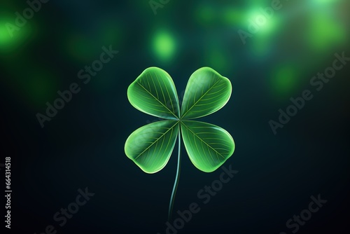 Green background for st Patricks day with lot of clover shamrocks