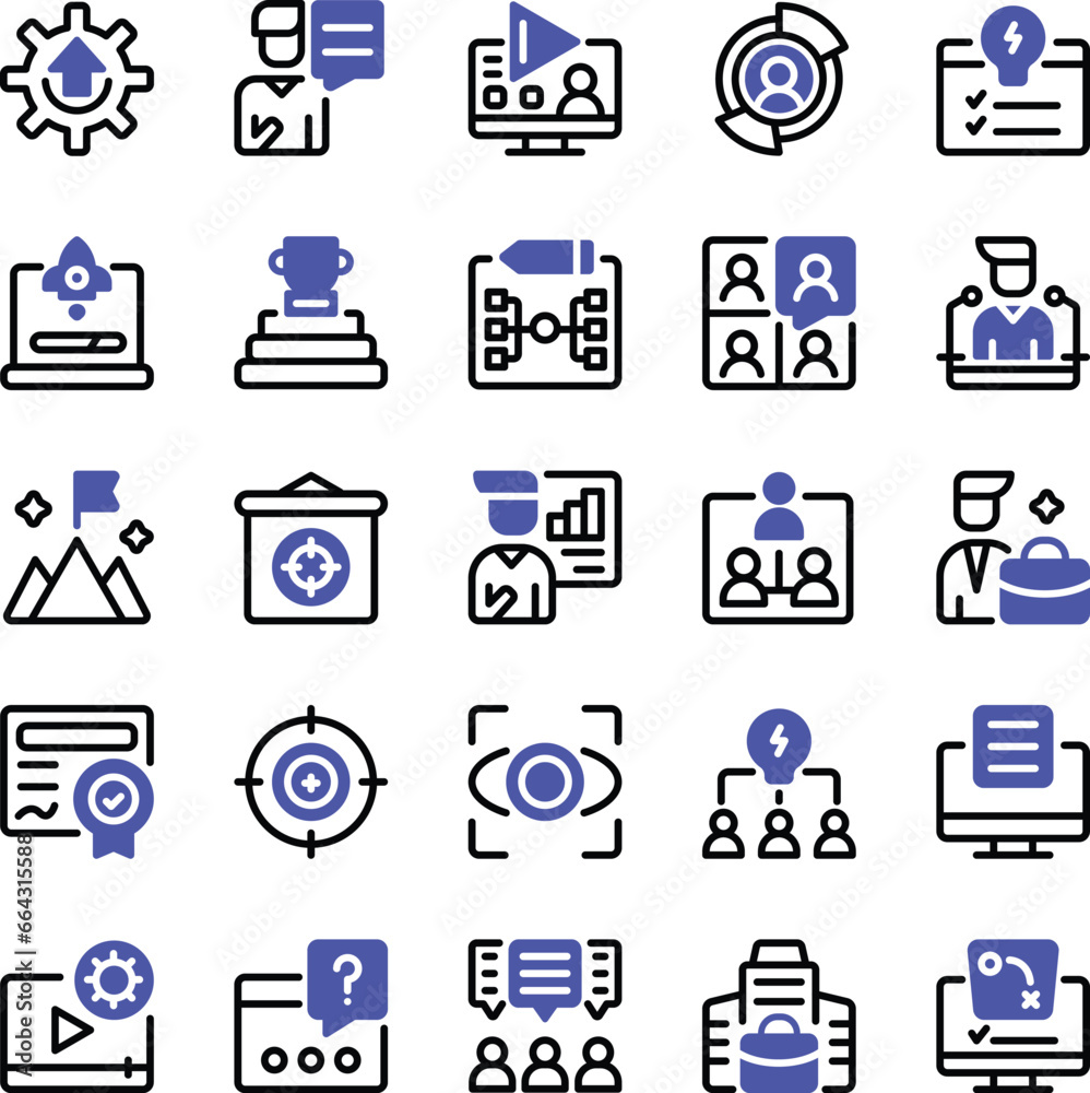Business Mentoring Icons