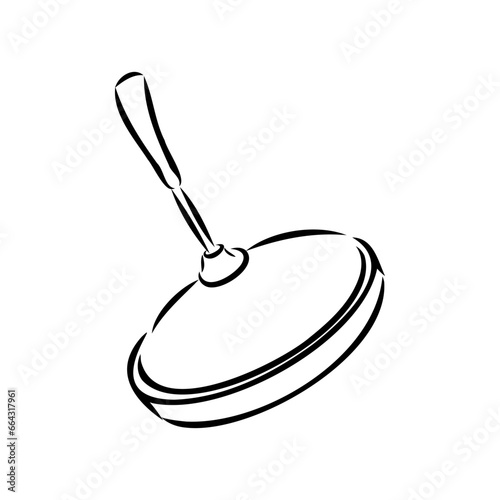 bavarian curling sport, vector sketch . Vector element of winter ice sports.
