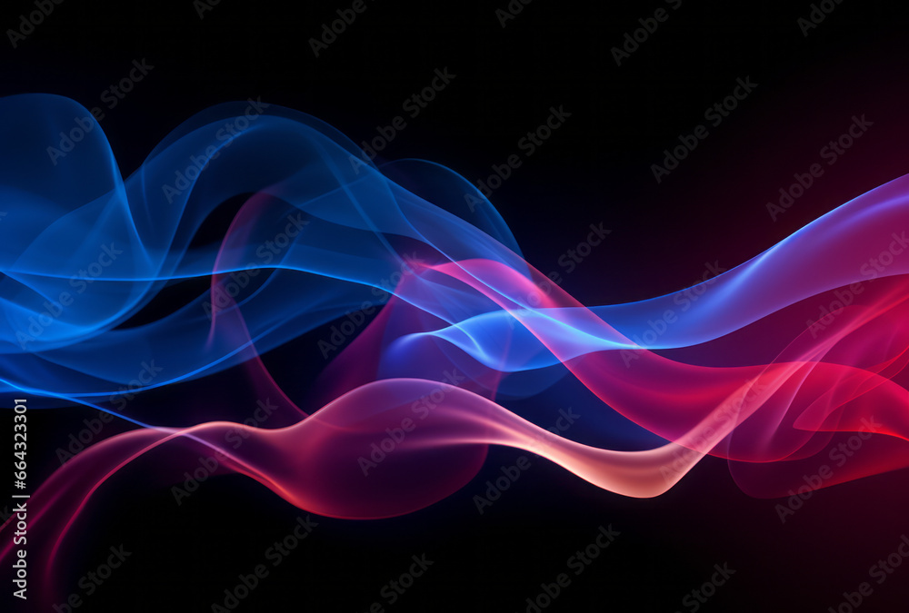 Colorful smoke against a black background, characterized by vivid light navy and magenta hues, digitally enhanced for a visually striking and iconic effect. Colorful smoke against a black background, characterized by vivid light navy and magenta hues, digitally enhanced for a visually striking and iconic effect.