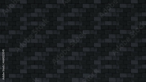 stone random pattern horizontal black for interior wallpaper background or cover