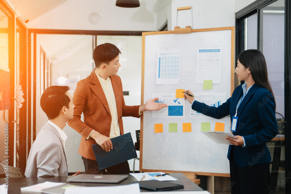The Conferences,Training Education, Business, start up Concept.Group of smart Business Finance Corporate Development and Businessman making presentation The Conferences,Training Education, Business, start up Concept.Group of smart Business Finance Corporate Development and Businessman making presentation