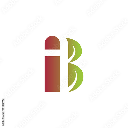 vector is monogram letter B, A and I. Agriculture, elegant.