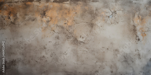 Grey beige empty textured concrete wall background © TatjanaMeininger