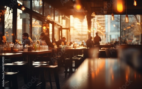 Blurred Restaurant Background