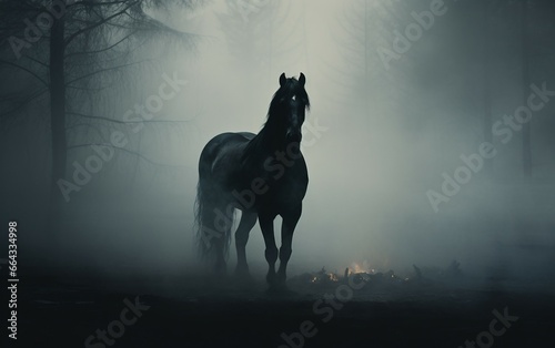 Majestic Horse in the Dark